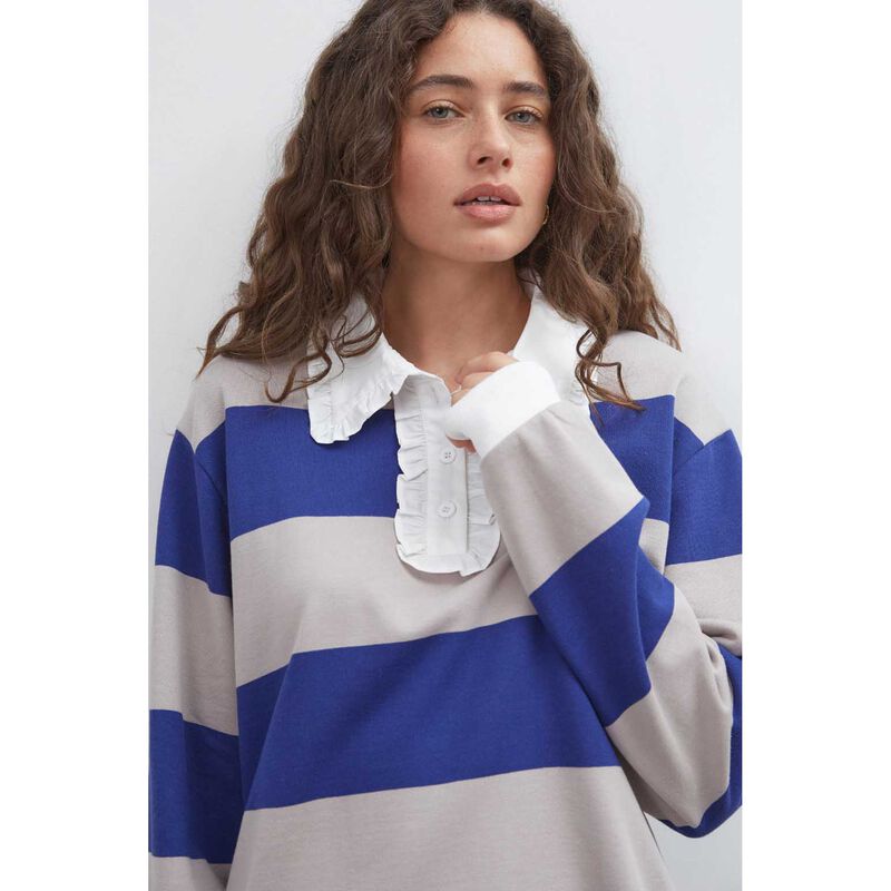 COMMONPLACE ESSENTIALS Ocean Frill Polo image number 2